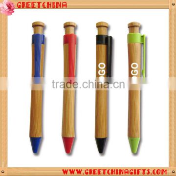 Cheap Custom advertising ballpoint bamboo pen                        
                                                Quality Choice