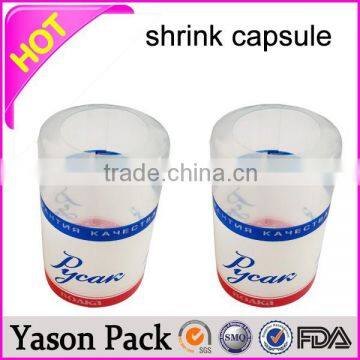 Yason pvc heat shrink cap seal 2015 newest product shrinkable pvc wine cap pvc heat shrink film wine capsule