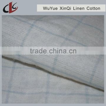 100%Linen 14*14 60*52 57/58" Yarn Dyed check Fabric