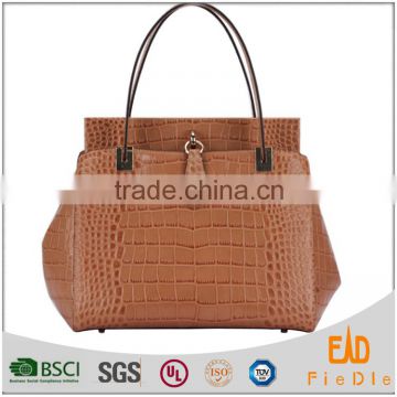 S715-A2963 Elegant crocodile handbags brand designer handbags leather