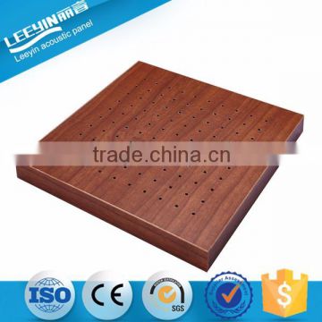 Sound Absorption Wooden Veneer Perforated Acoustic Panel