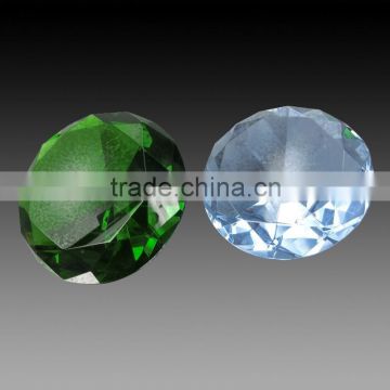 Wholesale optical glass engraved glass craft factory pink green blue custom color k9 crystal diamond