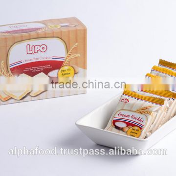 DELICIOUS TASTE - LIPO EGG 100G/BOX CREAM COOKIES