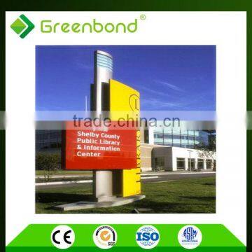 Greenbond acp aluminum compound composite plate for sign boards