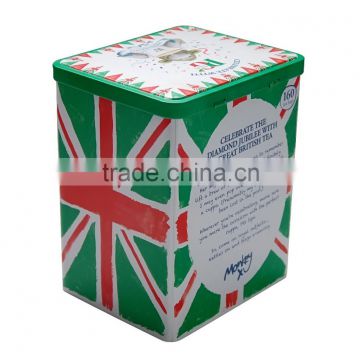 Green Tea Tin Box for promotional gift packing