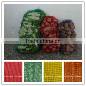 50x80cm,red and violet raschel mesh bag for packing vegetable