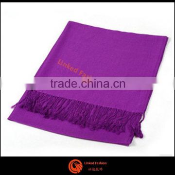 fashion style stoles and shawls solid viscose shawl Silky Soft Solid Shawl scarf factory china