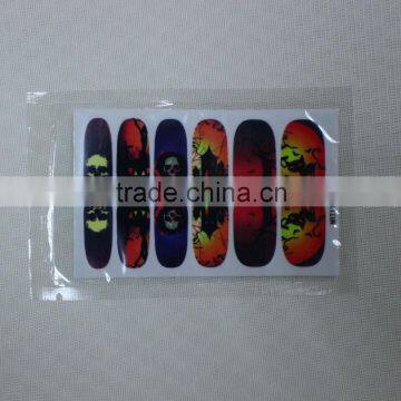 Halloween Parade decorative nail sticker printing paper nail art wraps