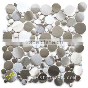 Decorative stainless steel mosaic for wall&floor/metal mosaic