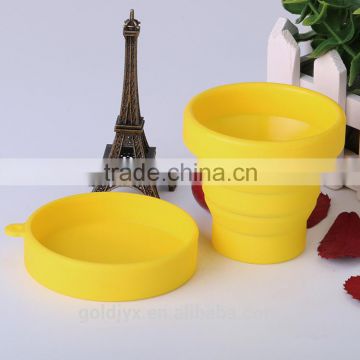 custom design foldable silicone water bottle,silicone cup