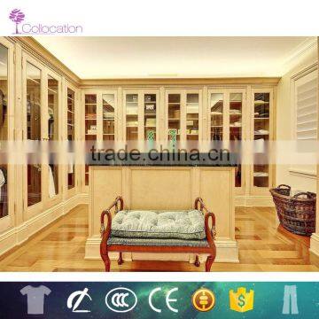 wooden antique 2015 white wardrobe cabinet hot sale