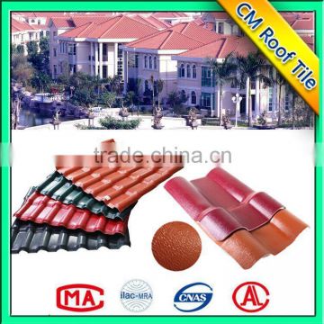Chengmei Decorative Long Life Synthetic Resin Roof Tile