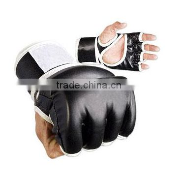 Black Color With Full Cover Hand Mma Gloves