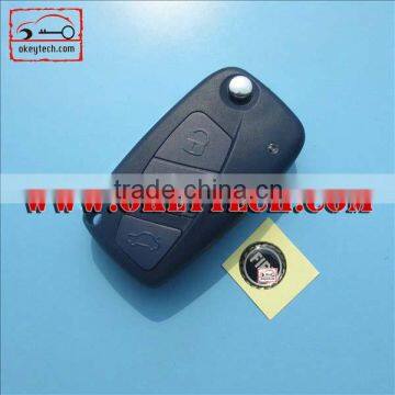 OkeyTech Fiat 3 button flip key shell key cover fiat key
