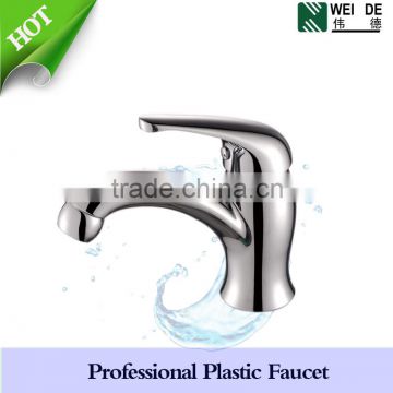 plastic ABS chrome finished for bathroom basin mixer