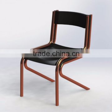 Copper Finish Iron Chair