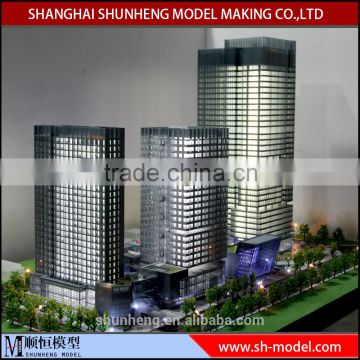 New miniature architectural scale model for business building model