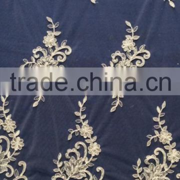 New fashion high quality lace fabric for wedding dress