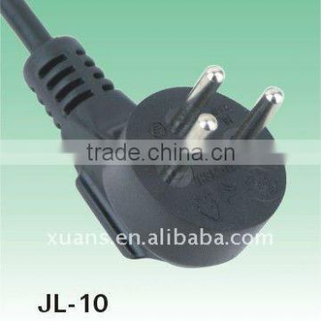 Israel 3pin ac power cord plug/ male power cord plugJL-10