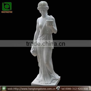 Famous White Marble Garden Lady Statue
