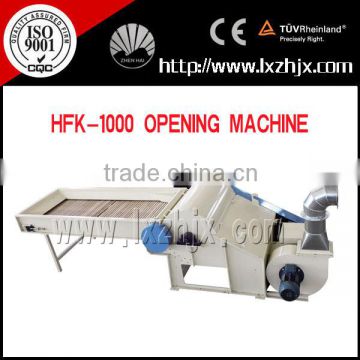 HFK-1000 high quality nonwoven polyester fiber opening machine , fiber opener