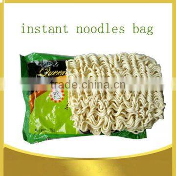 Fried instant noodle in bag