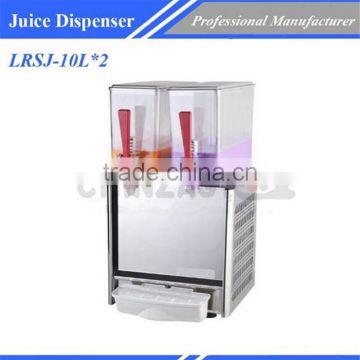 Double Tank Juice Dispenser Beverage Machine With Cold Drink Machine