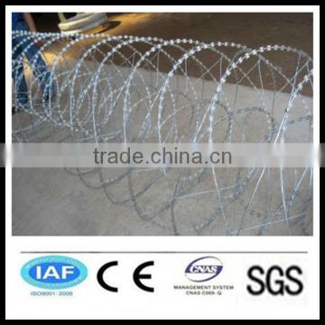 wholesale China CE&ISO certificated concertina barbed wire(pro manufacturer)