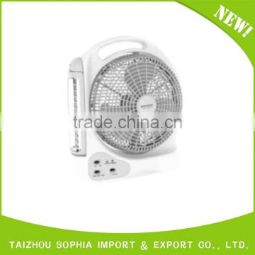 High quality fashionable rechargeable fan with one battery