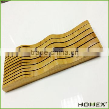 Kitchen Tool Set Holder Bamboo Knife Block Holder Homex BSCI/Factory