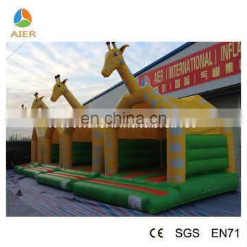 Inflatable giraffe bouncy,cheap giraffe castle,inflatable giraffe toy