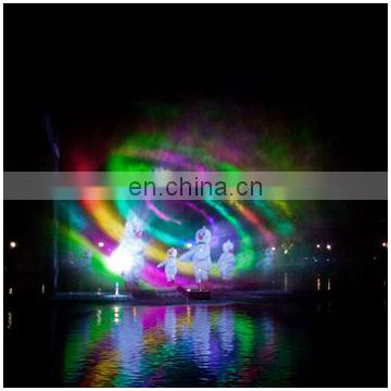 water film show laser jet water fountain 2d high jet water screen fountain