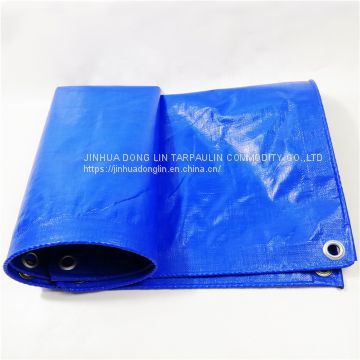 Moisture Resistant Sky Blue & Orange Tarpaulin Blue Plastic Tarp