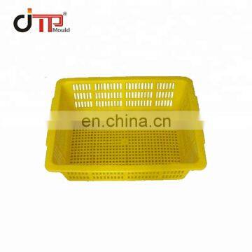 Factory customized colorful plastic  small crate injection mould