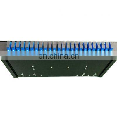 UNION 1U 2U 3U 19in 48 core 48 port  fiber patch panel 48 core sc fiber optic patch panel