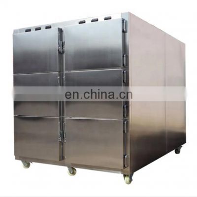 Hot selling morgue refrigerator with 6 doors for hospital use
