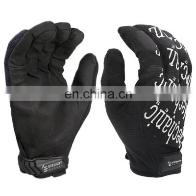 High quality CE standard EN 388 anti vibration heavy duty industrial mechanic work gloves