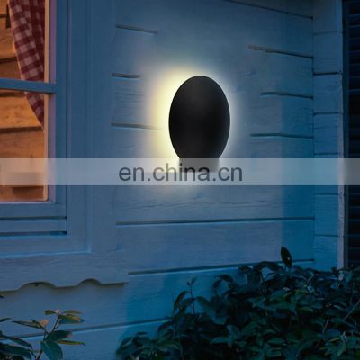 HUAYI Hot Product Waterproof IP54 Garden Decorative Iron Acrylic Modern Outdoor LED Wall Lamps