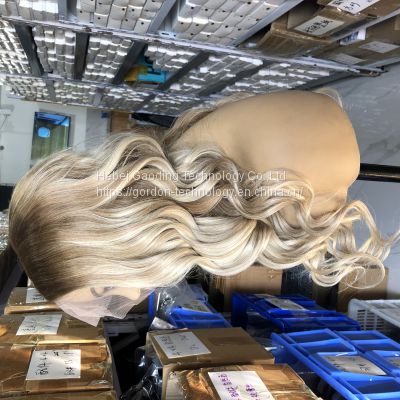B116 13x6 Luxury Highlight Human Hair Lace Wig with Factory Price