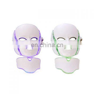 Professional Colorful PDT led face mask facial light therapy skin care led face neck mask