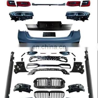 upgrade to the latest 7 series G12 G11 2021 style bodykit body kit sets with lamps for BMW 7 series G11 G12 car parts 2016-2021