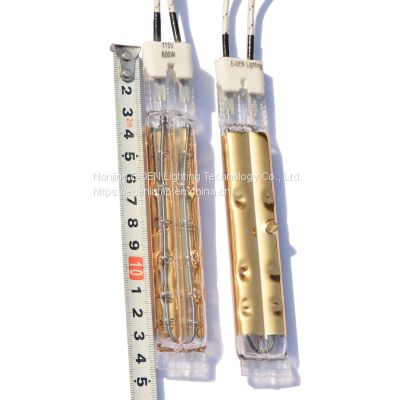 Fast Response Twin Tube Electric Heating Infrared Halogen Heater Lamp