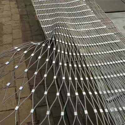 304 stainless steel wire rope net, metal wire rope net protection net, anti-fall net buckle anti-bird wire rope net