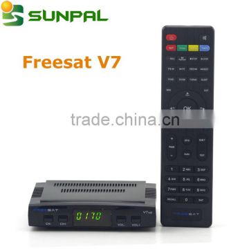 2016 hot in all europe HD TV decoder Free sate V7 support Full speed USB 3G dongle strong mini digital satellite receiver