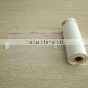 Transparent hdpe plastic Printed flat bags on roll for fruit