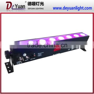 Sound active dmx rgbw 4 in 1 8PCS X 8W led wall washer light
