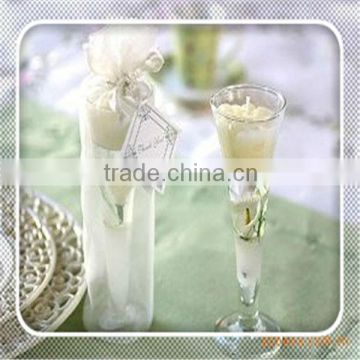 white wedding candle