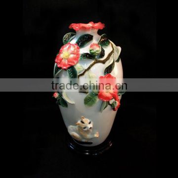 Artistic Porcelain Decorative Vase Table Lamp