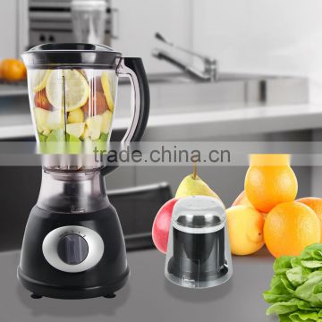 Jialian JL-B312 Factory Price PS/PC Big Jar 2 in 1 Electric Kitchen Blender with 4 Blades
