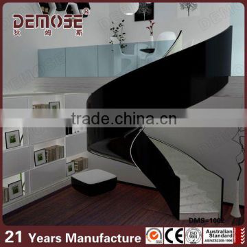prefabricated loft stairs glass staircase